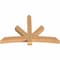 Ekena Millwork Alberta Smooth Timber Gable Bracket, Western Red Cedar, 72"W x 48"H x 5 1/2"D x 5 1/2"F, 16/12 Pitch GBW072X48X0606ALB00SWR - alternate 2